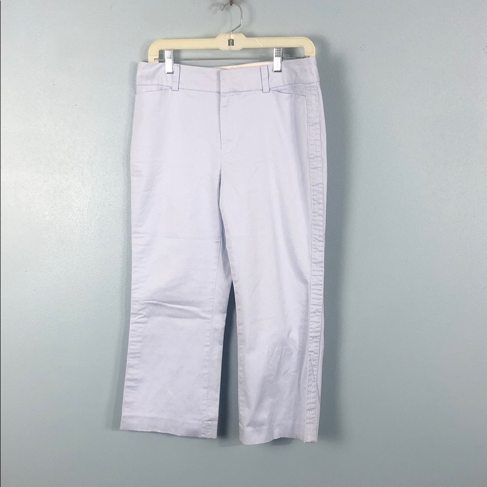Banana Republic women’s size 8 ankle pants Harrison light blue pockets